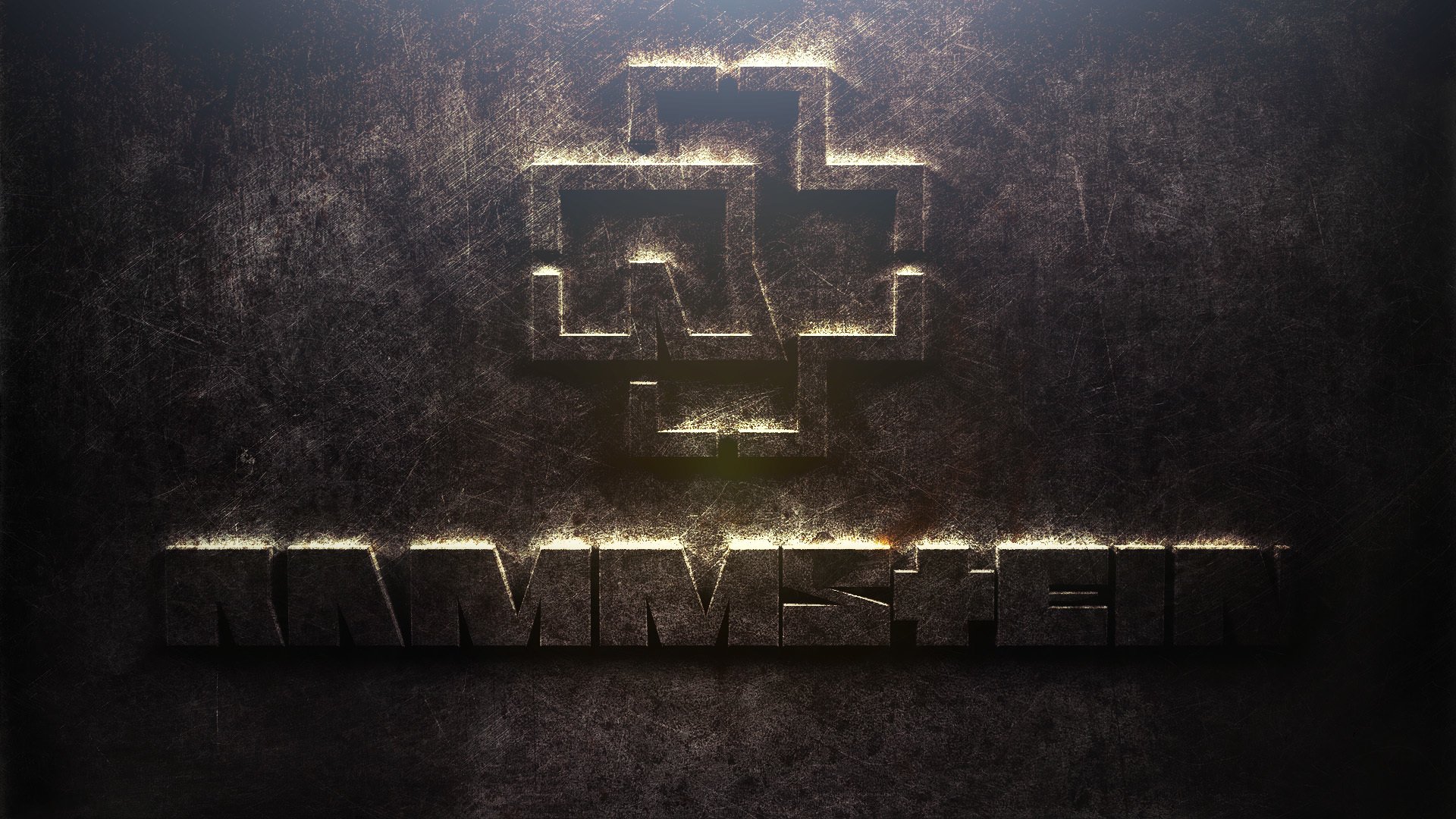 rammstein band eisen logo