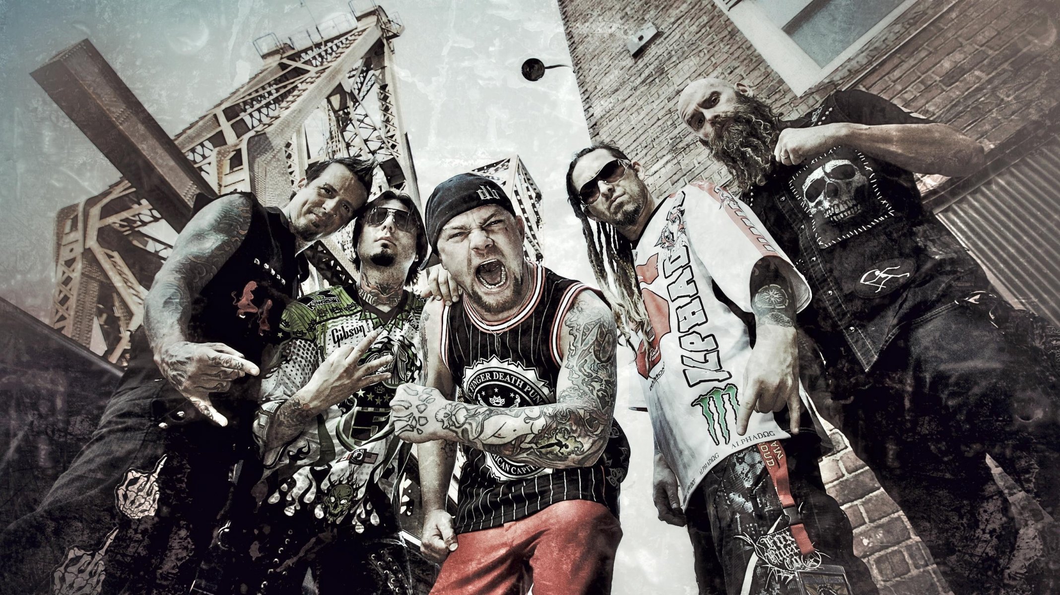 five finger death punch ffdp 5fdp канавка металлические