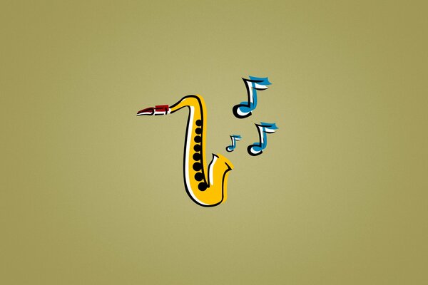 The musical instrument is a saxophone