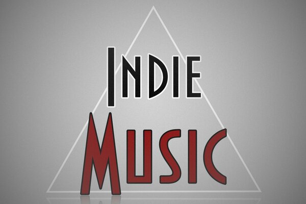 Sfondo minimalista di musica indie