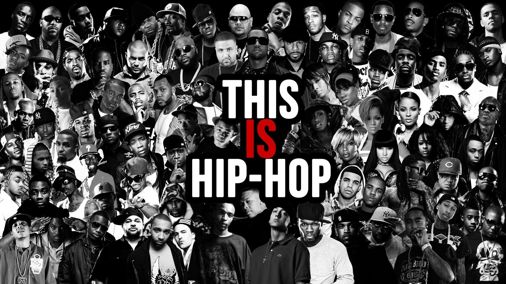 rihanna jeu hip hop rap new york atlanta los angeles drake snoop dogg eminem nicki minaj ice-t ice cube outkast dr dre akon jay-z lil wayne kanye west wiz khalifa 50 cent ludacris rappeur keri hilson mos def wu-tang clan marshall mathers run dmc