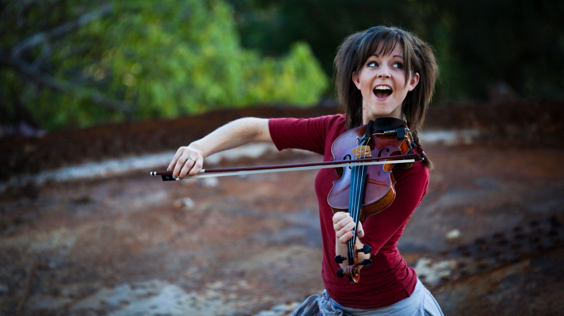 lindsey stirling ragazza violino