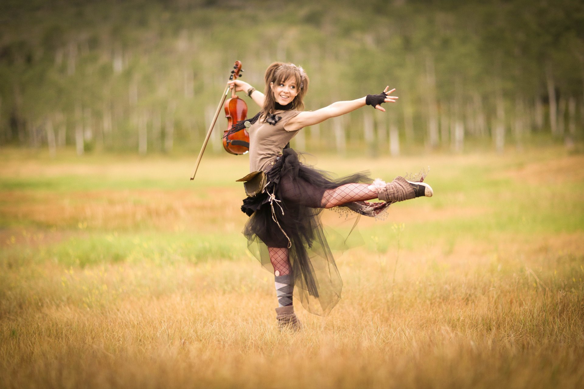 lindsey stirling violon clairière