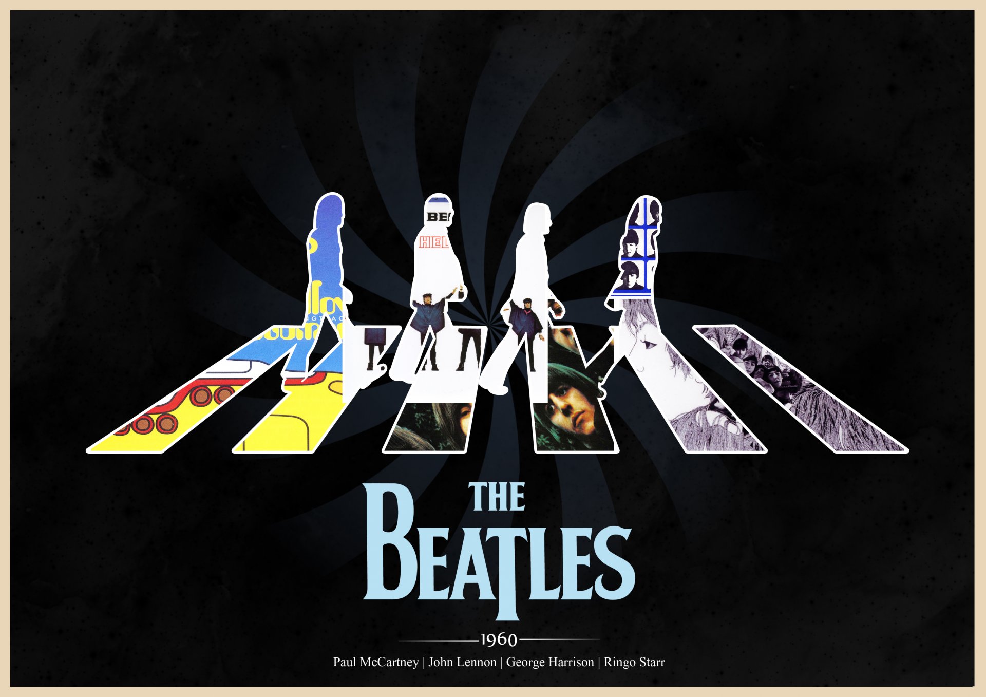 the beatles paul mccartney john lennon john harrison ringo starr rock abbey road pochettes d album