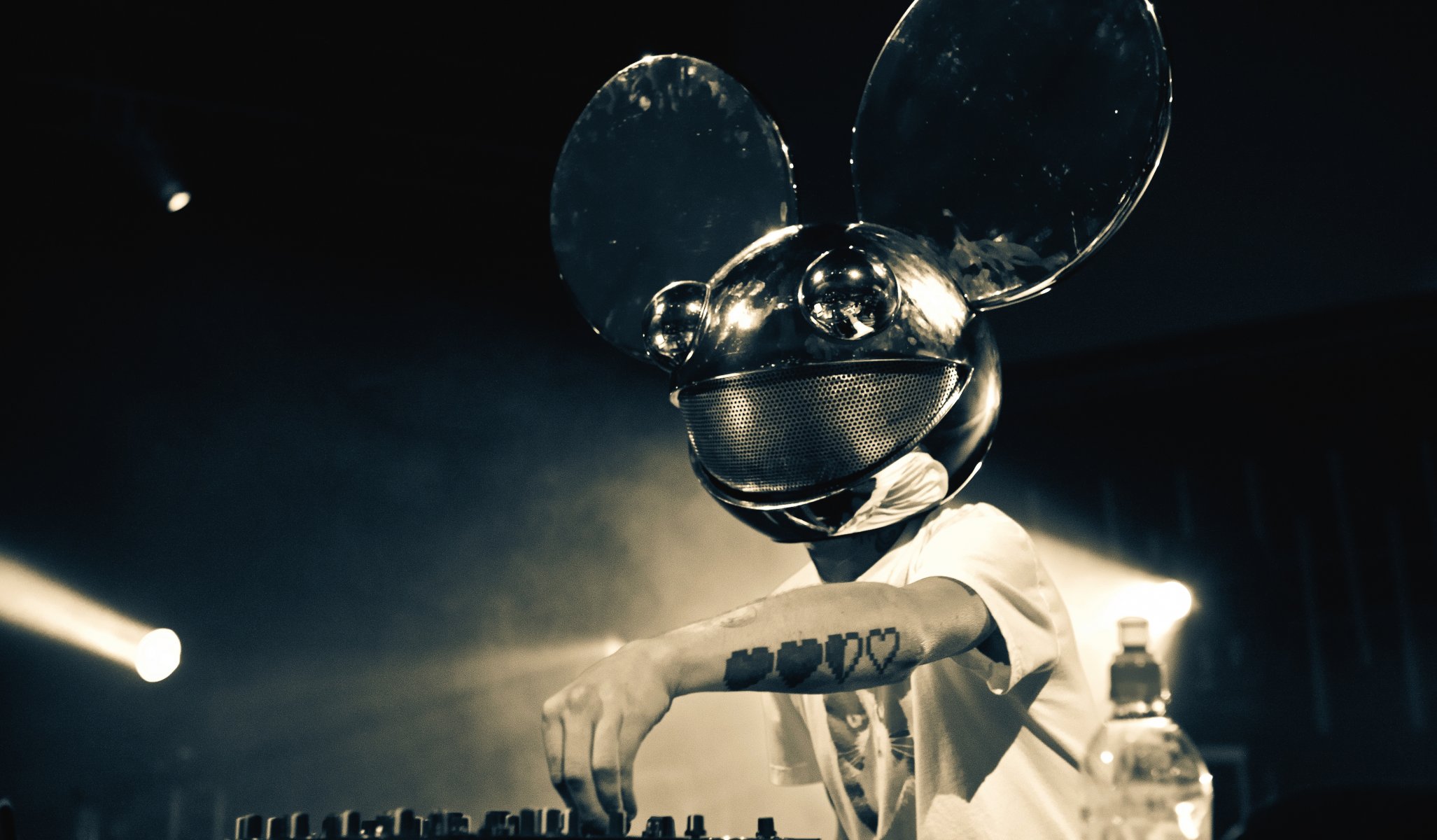 deadmau5 deadmaus muzyka maska dj klub gra tatuaż tatuaż