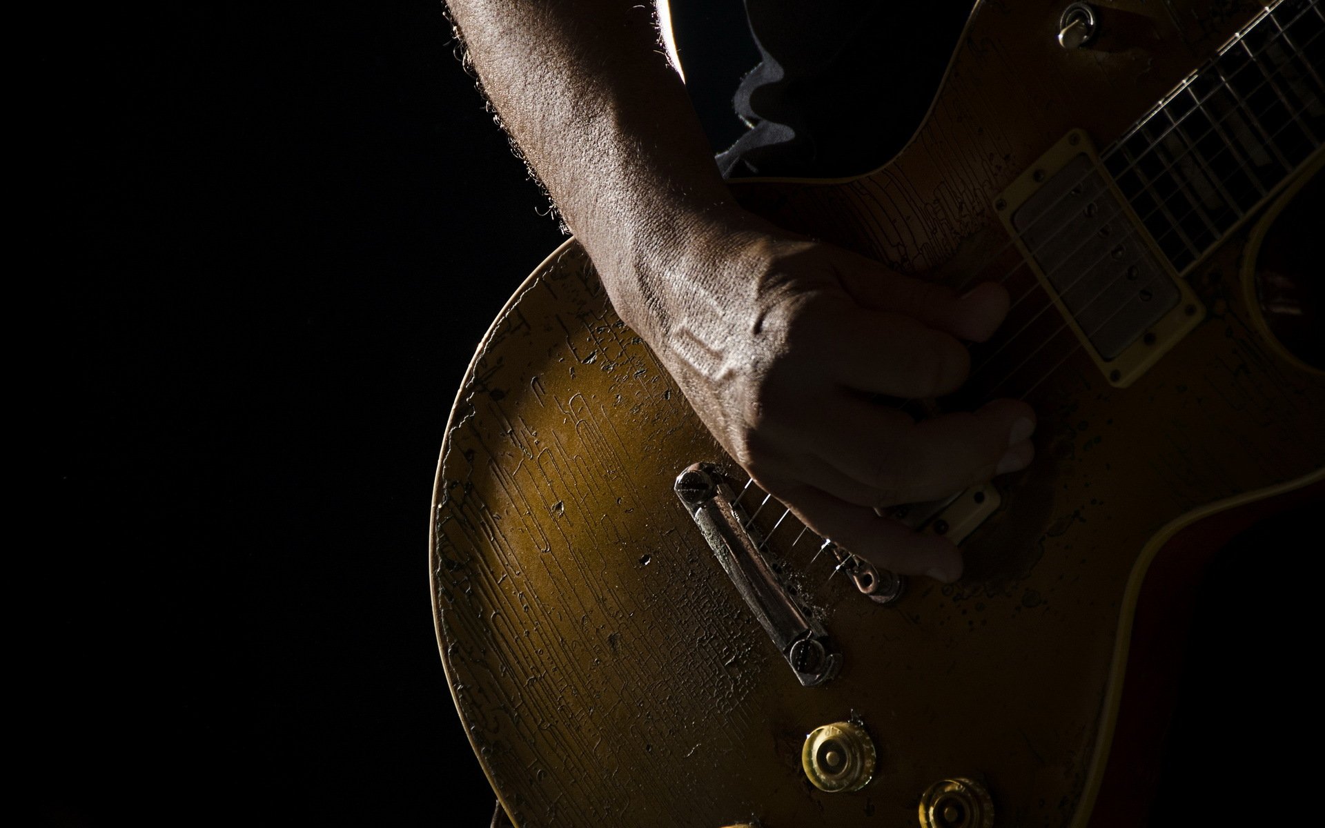 guitars close up