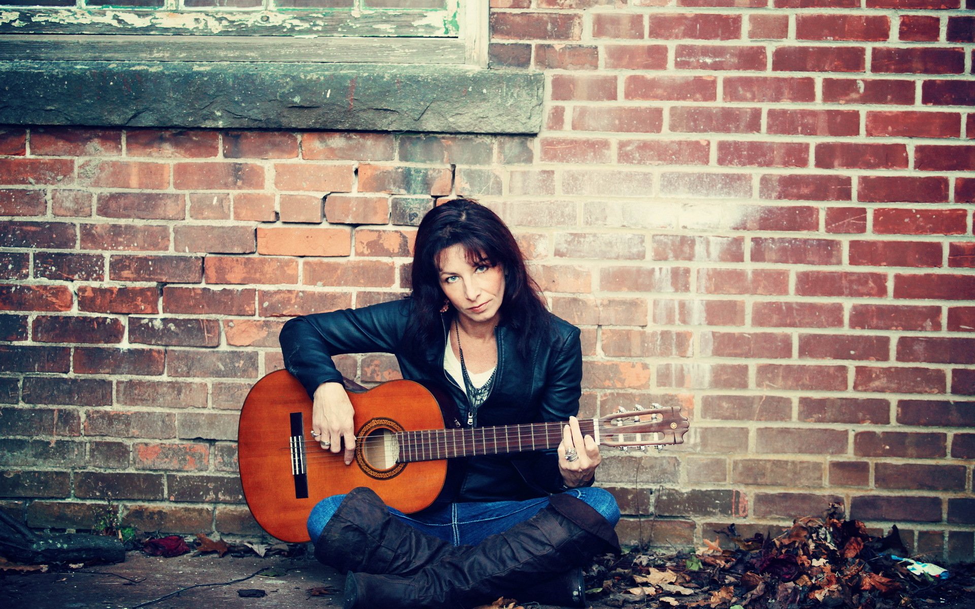 ragazza chitarra musica