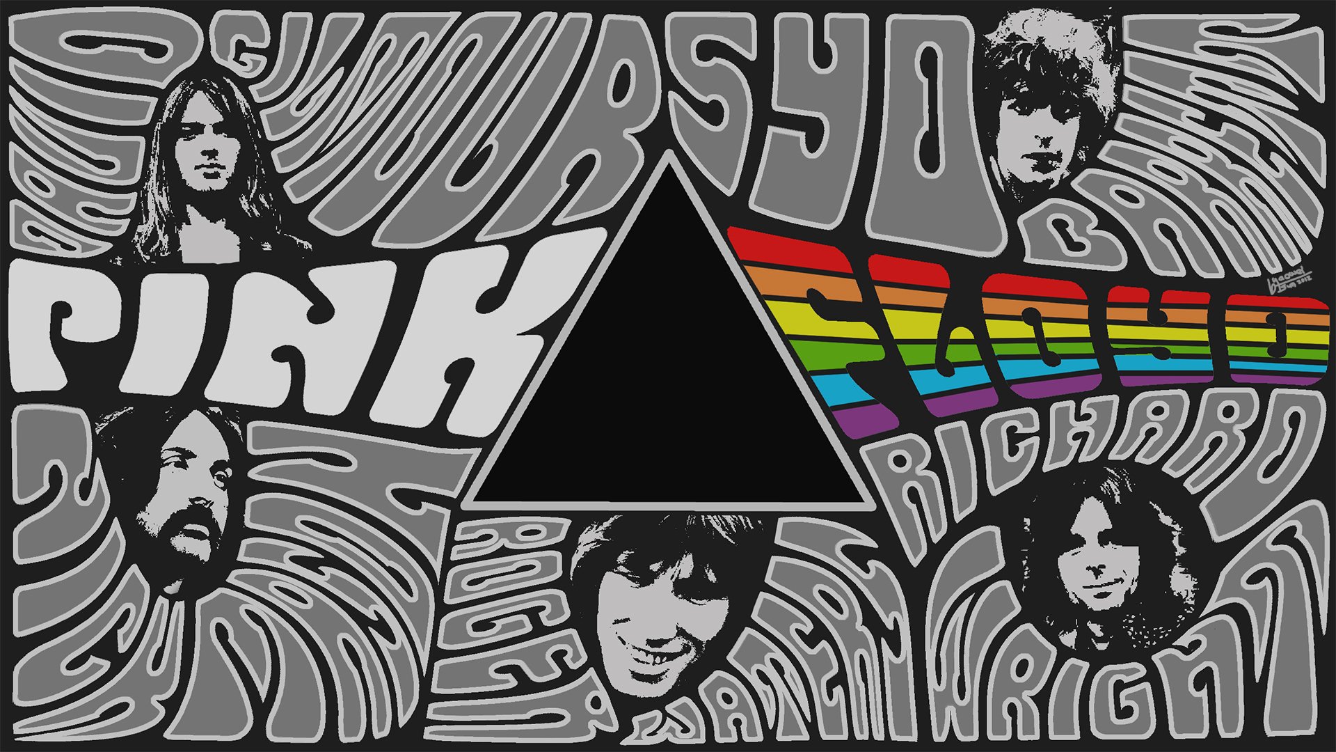 pink floyd david gilmour sid barrett nick mason roger waters richard wright muzyka progresywna psychodeliczny rock