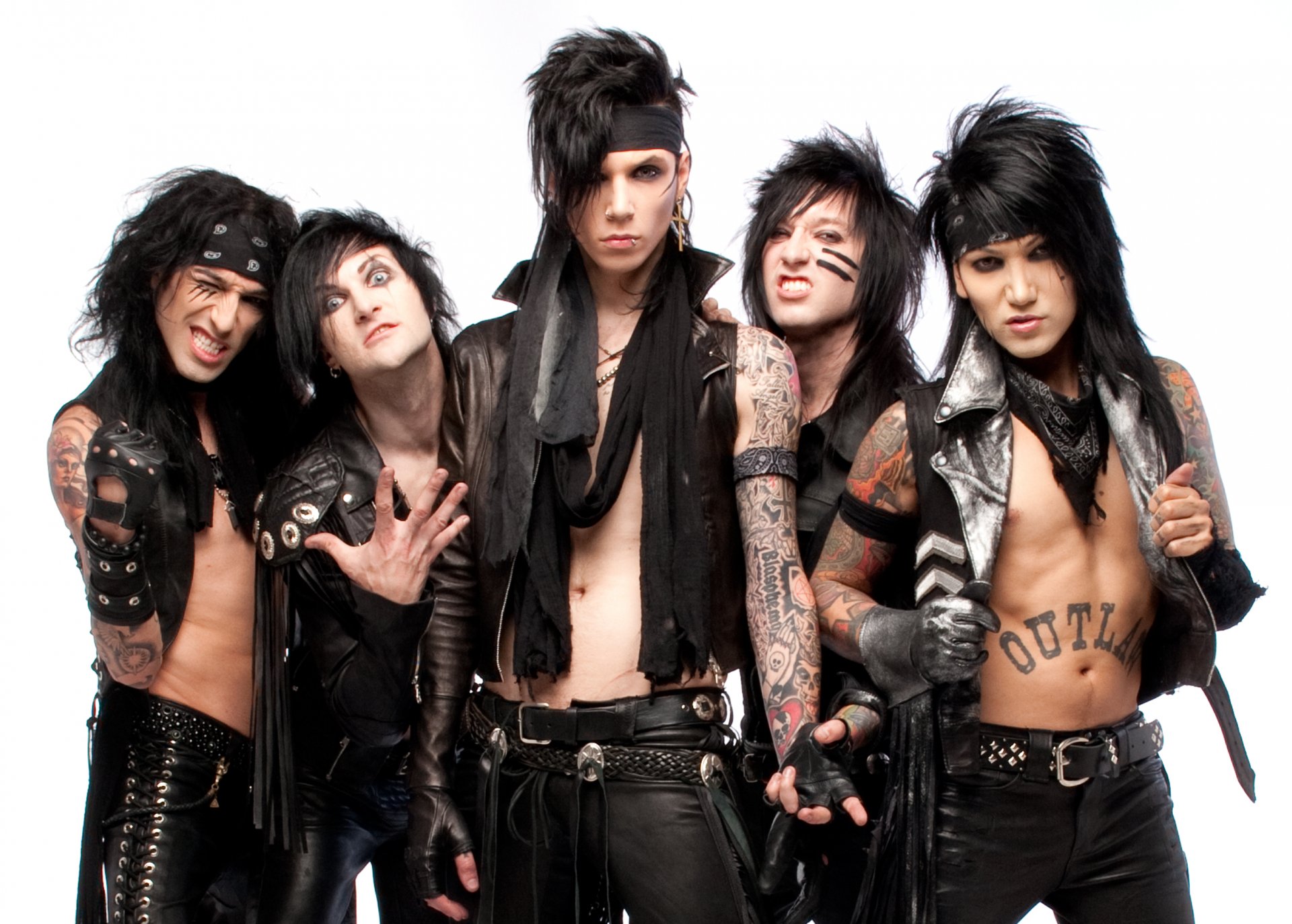 black veil brides bvb the group music cc jinxx andy jake ashley glam metal heavy metal hard rock