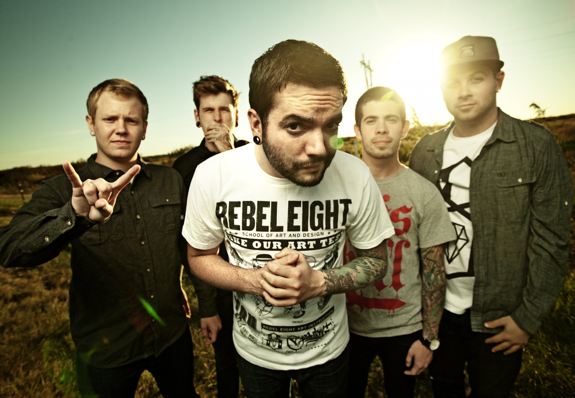 a day to remember music the group the field