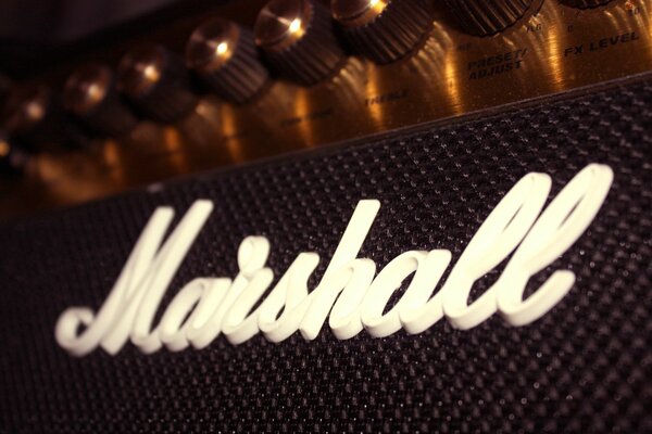 Marshall s guitar is just chic