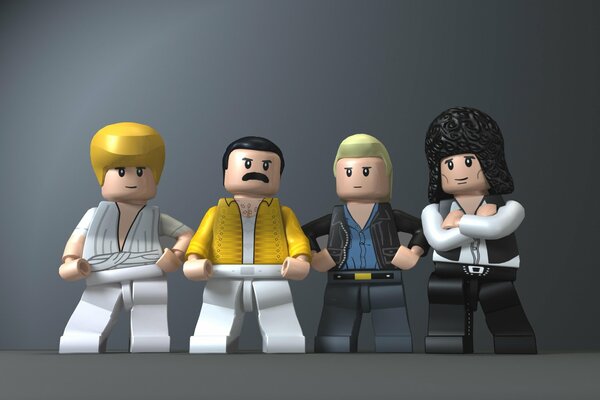 Four lego men