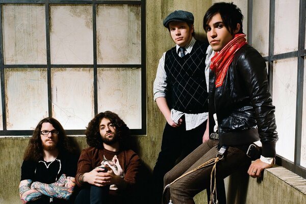 Foto von der Musikrockband fall out boy