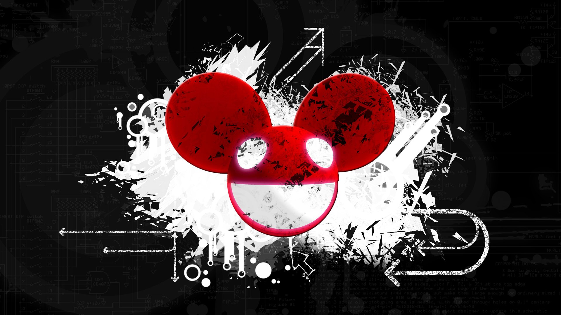 deadmau5 música club hermoso fondo minimalismo creativo