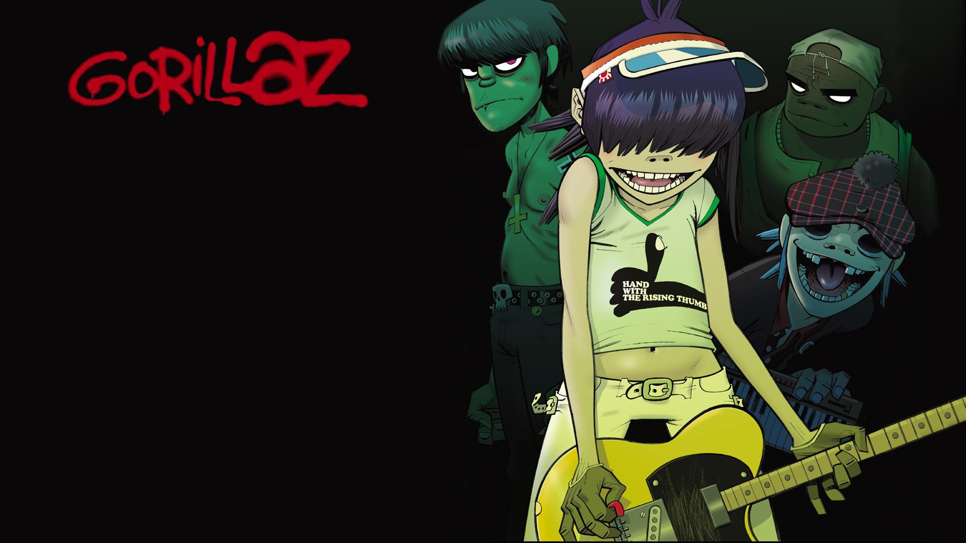 gorillaz dee stile chitarra