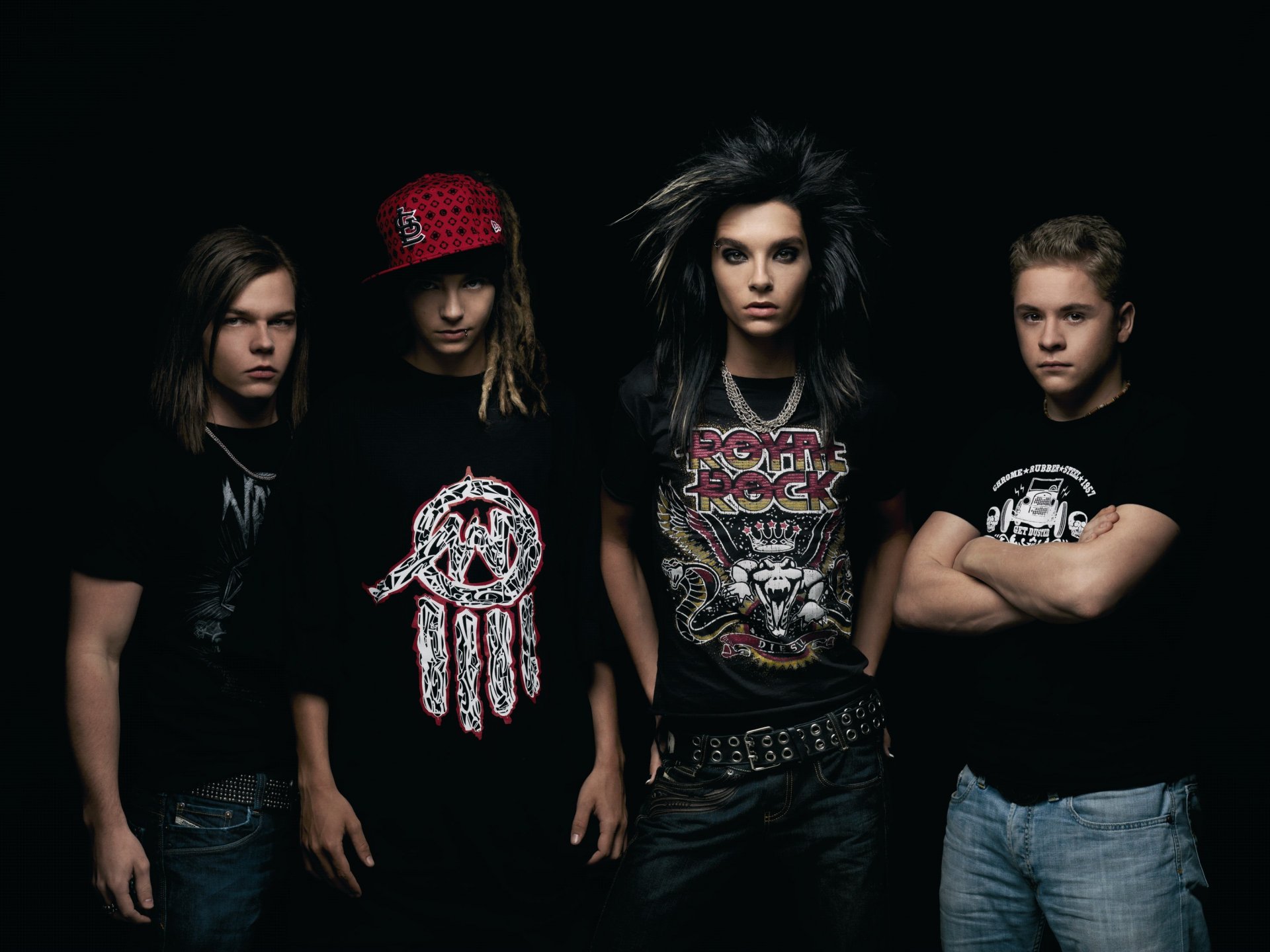 tokio hotel tokio hotel krzyczeć rock emo rock pop rock niemiecki pop rock alternatywa emo rock bill kaulitz tom kaulitz gustav schaefer georg listing