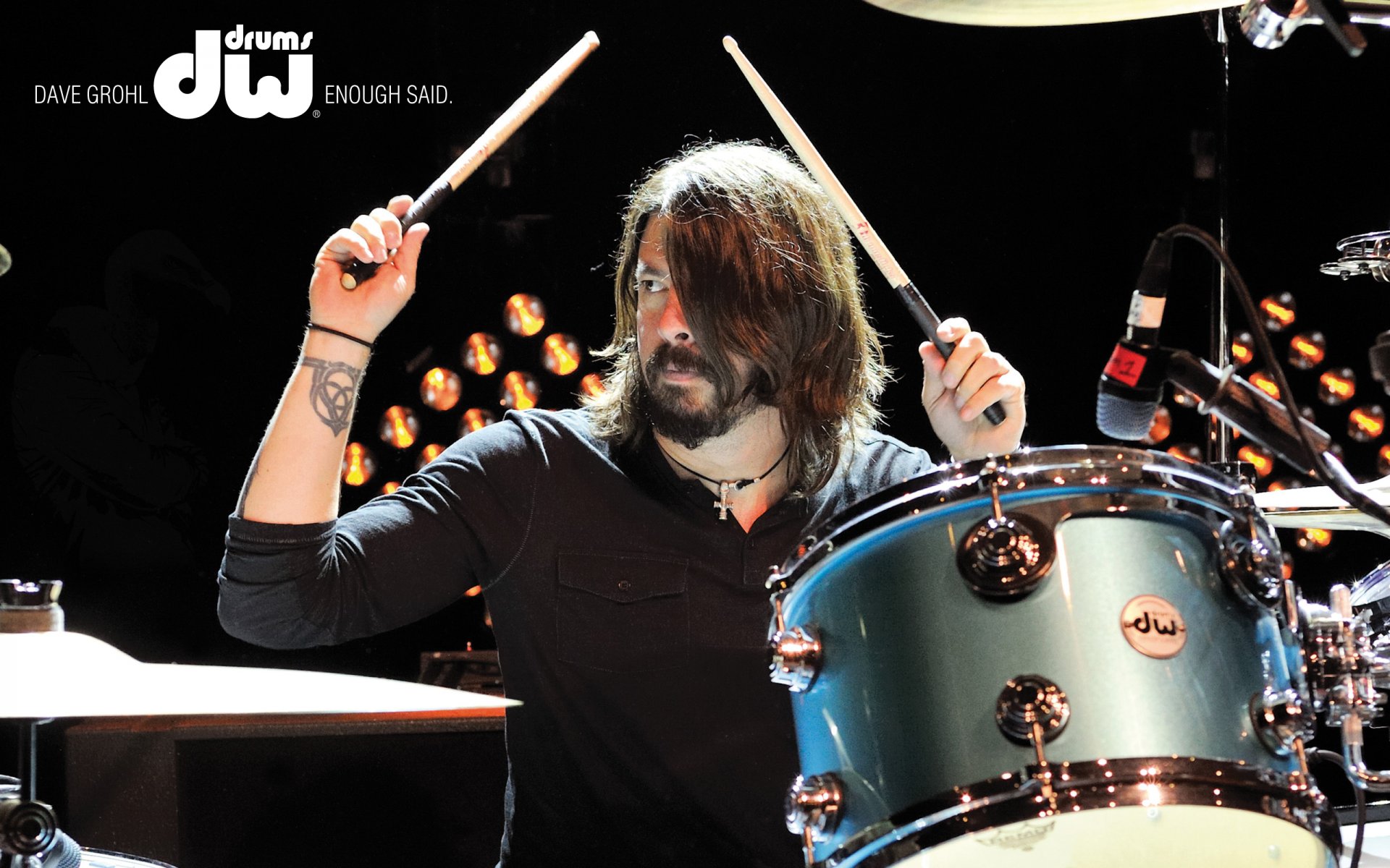 dave grohl dw drums drummer foo fighter