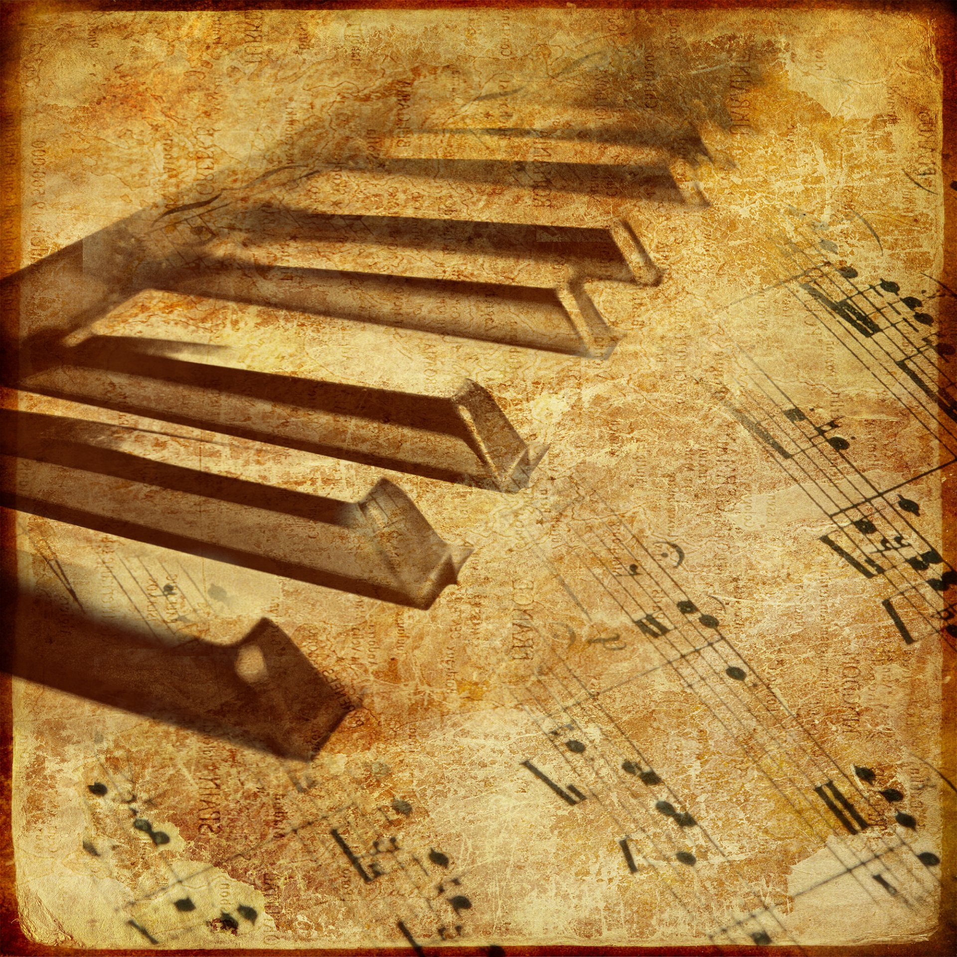 notes piano music texture