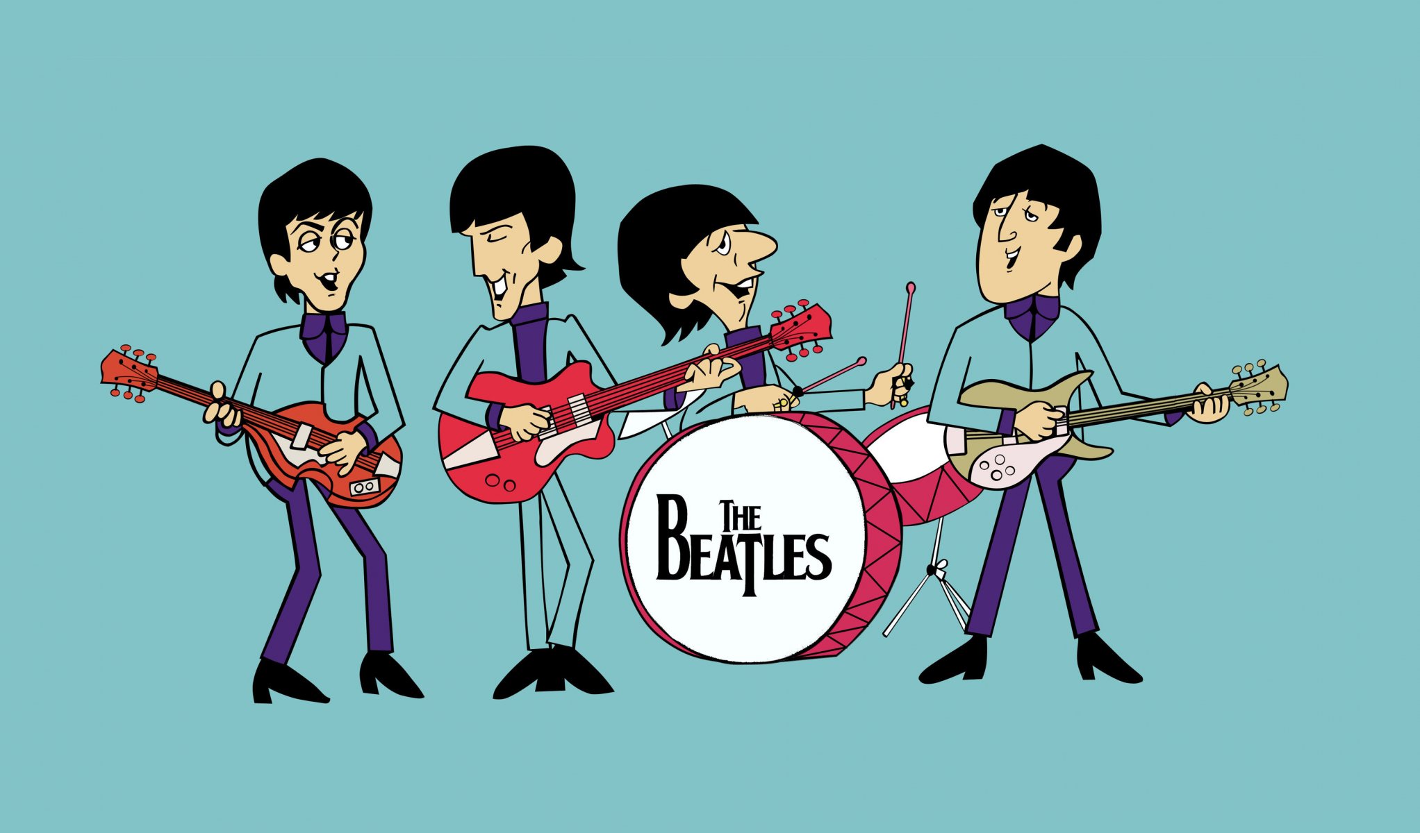 the beatles beatles drum guitars beatle