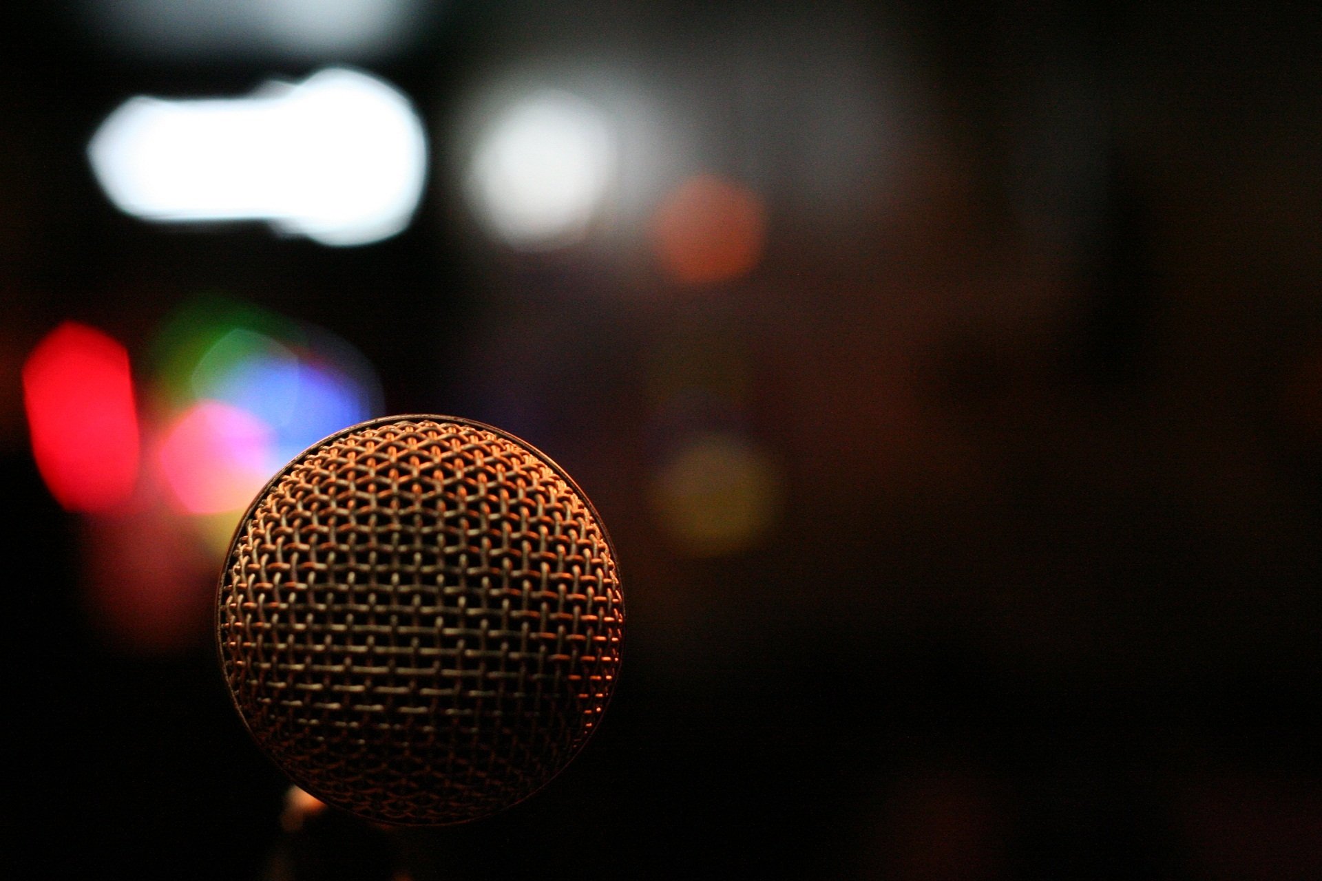 microphone musique macro bokeh lumière peinture macro couleurs