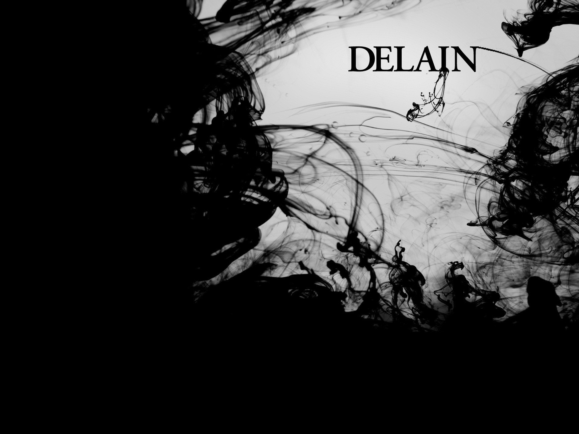 delain music black and white style