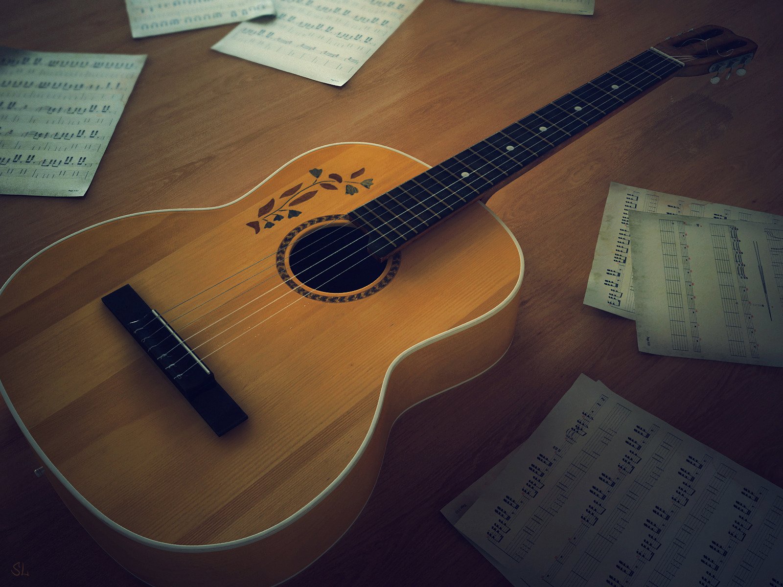 guitare notes musique