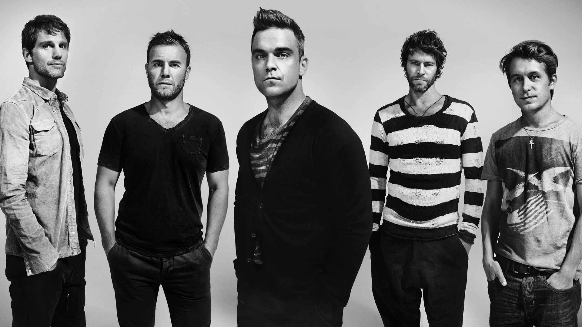 takethat pop rock band gary barlow mark owen jason orange howard donald robbie williams