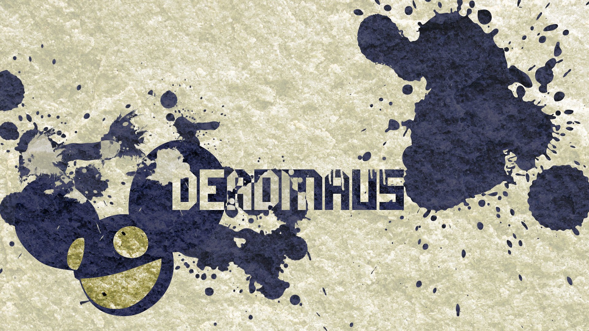 dedmau5 dj napis splatter