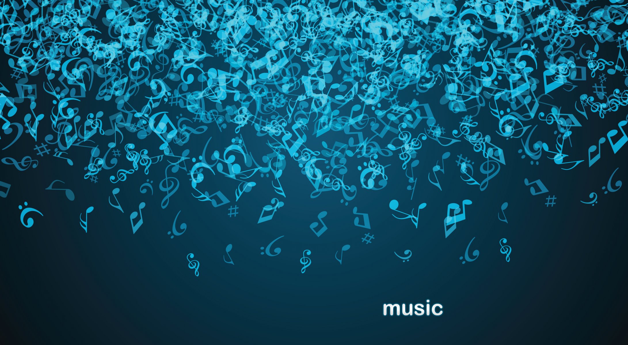 music notes dark blue background gravity fall abstract music