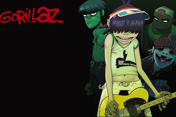 Grupo gorillaz famoso álbum