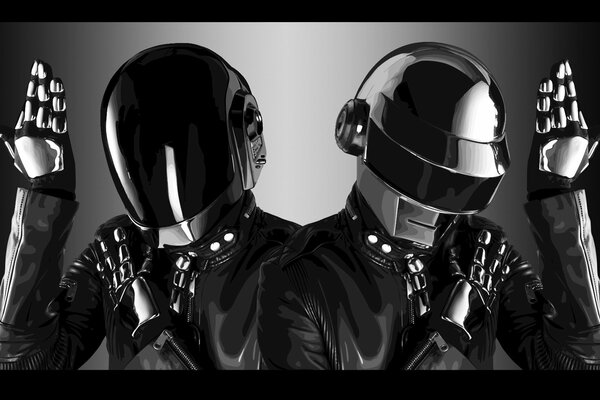 Stile Daft Punk carta da parati