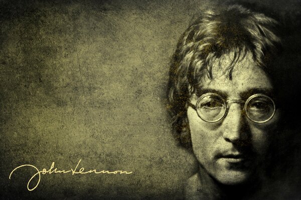 El legendario John Lenon de los Beatles