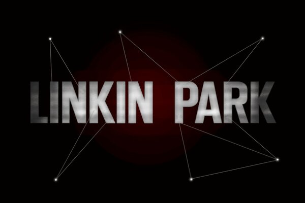 Minimalistische Tapeten. Rockmusik Linking Park