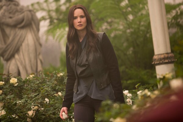 Jennifer Lawrence dalla scena Hunger Games