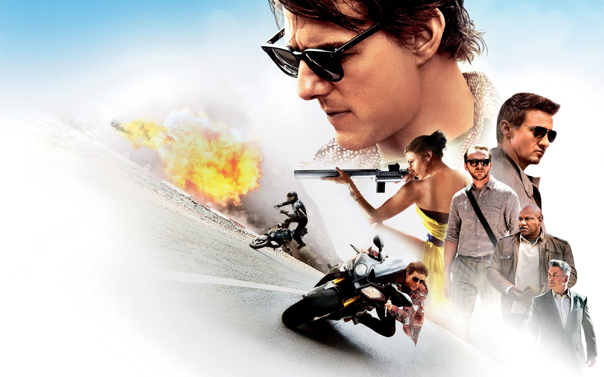 mission impossible: stamm der schurken mission : impossible-schurke tom cruise ethan hunt poster jeremy renner simon pegg wing rames alec baldwin