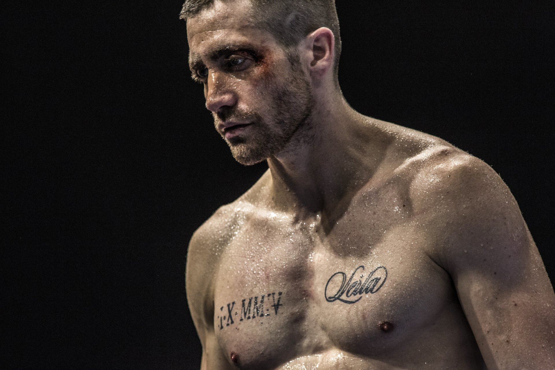 outhpaw lefty film 2015 drama sports thriller jake gyllenhaal ring sweat