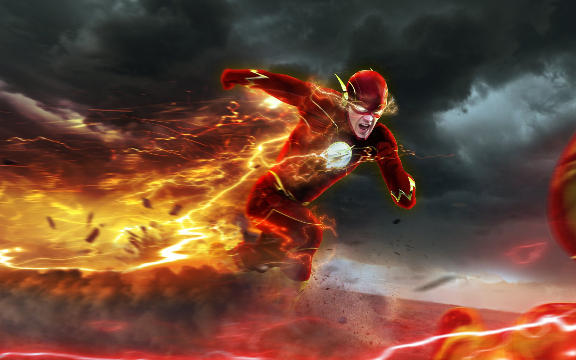 flash kunst barry allen flash professor zoom reverse-flash eobard thawne verfolgungsjagd