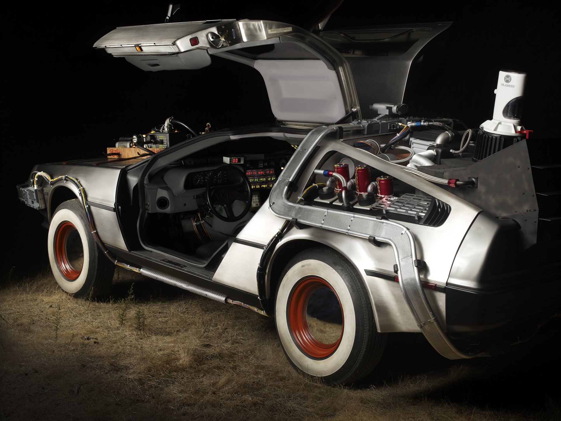 powrót do przyszłości delorean marty mcfly emmett brown