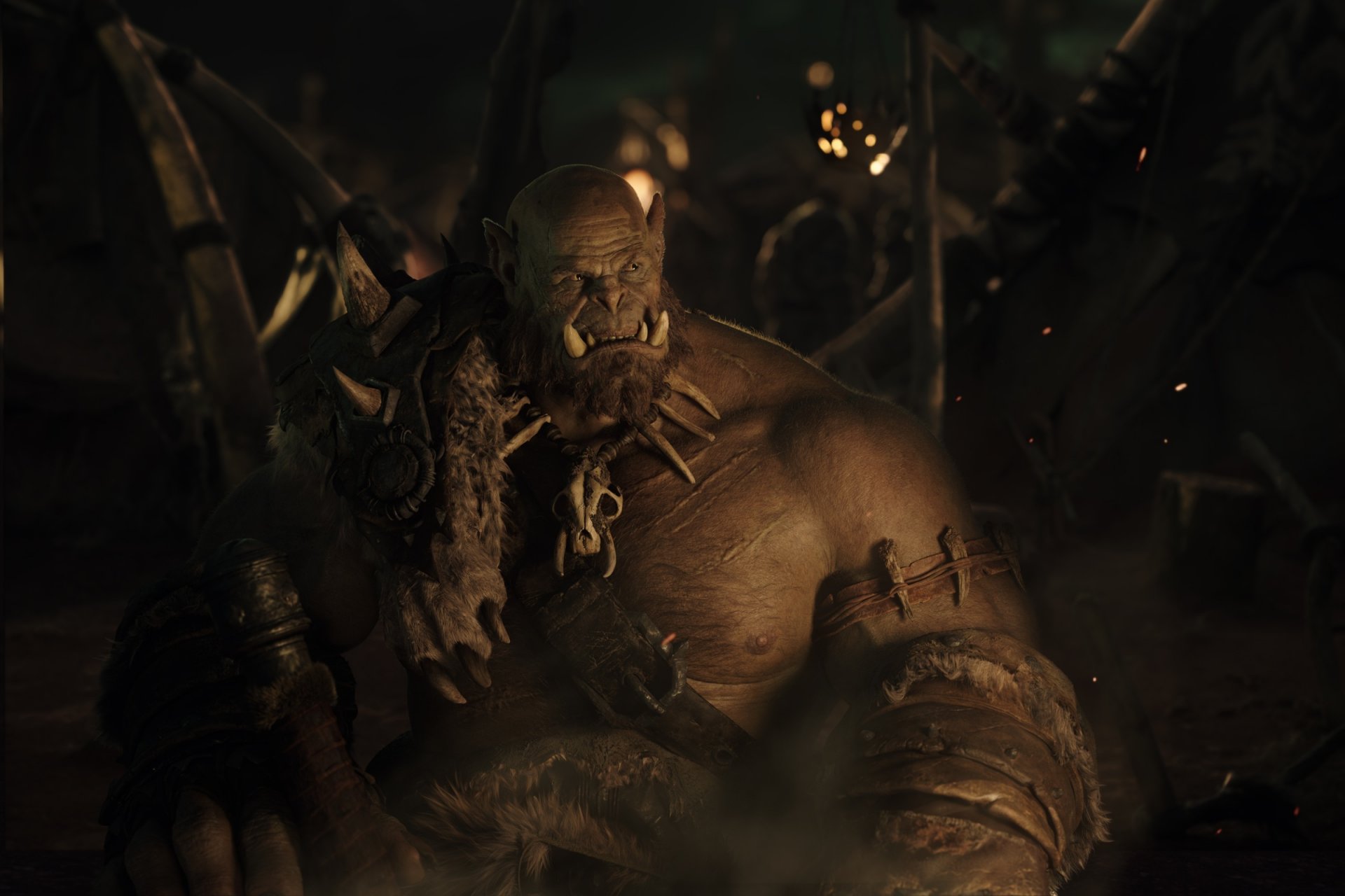 warcraft warcraft film cadre orc obscurité