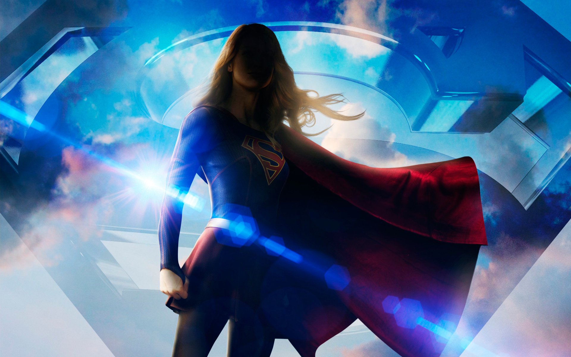 supergirl tv-serie 2015 fantasy melissa benoist benoist mädchen superheld kostüm poster dc comic