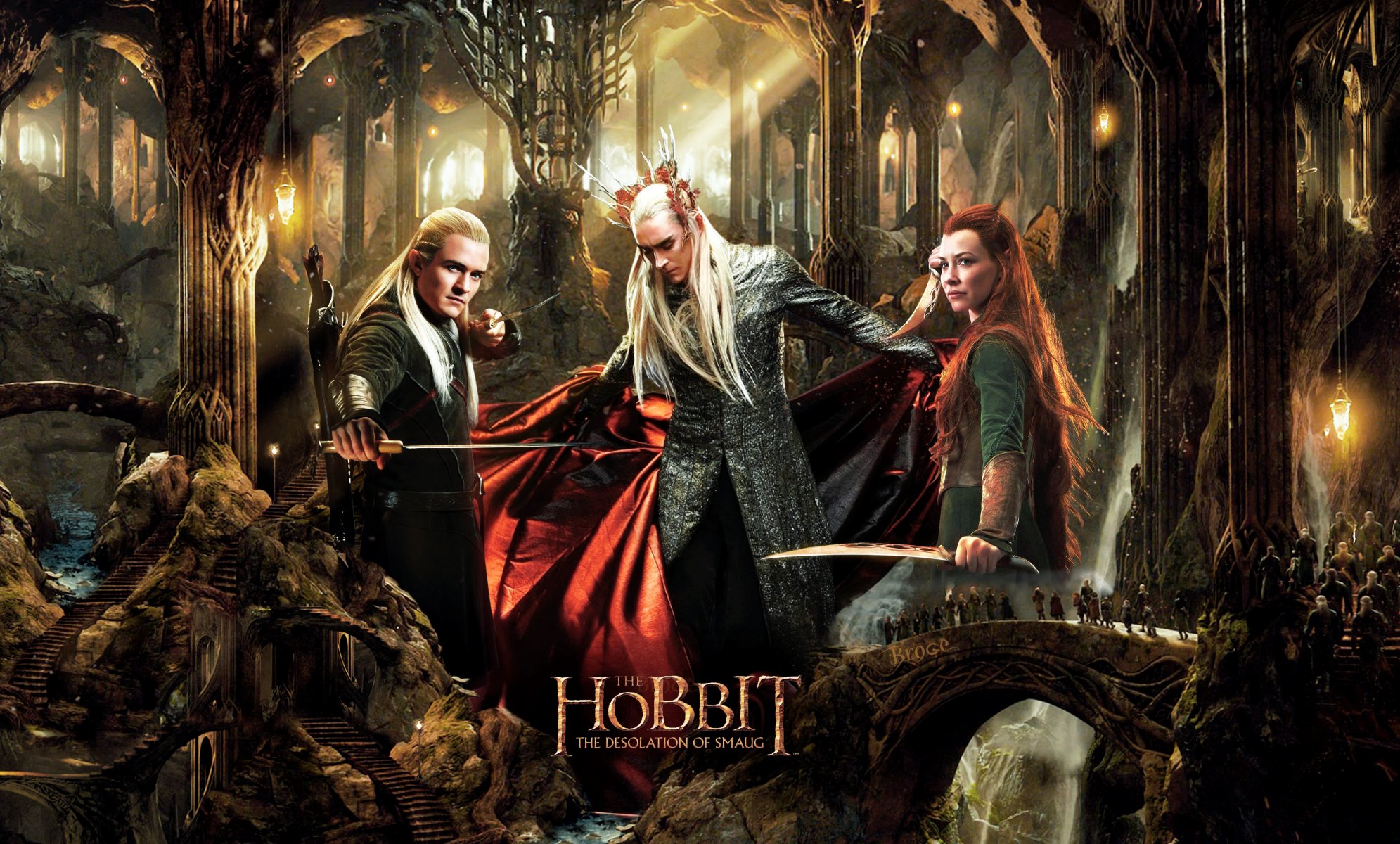 Hobbit: Wasteland of Smog Hobbit: Wasteland of Smaug Legolas Thranduil Tauriel