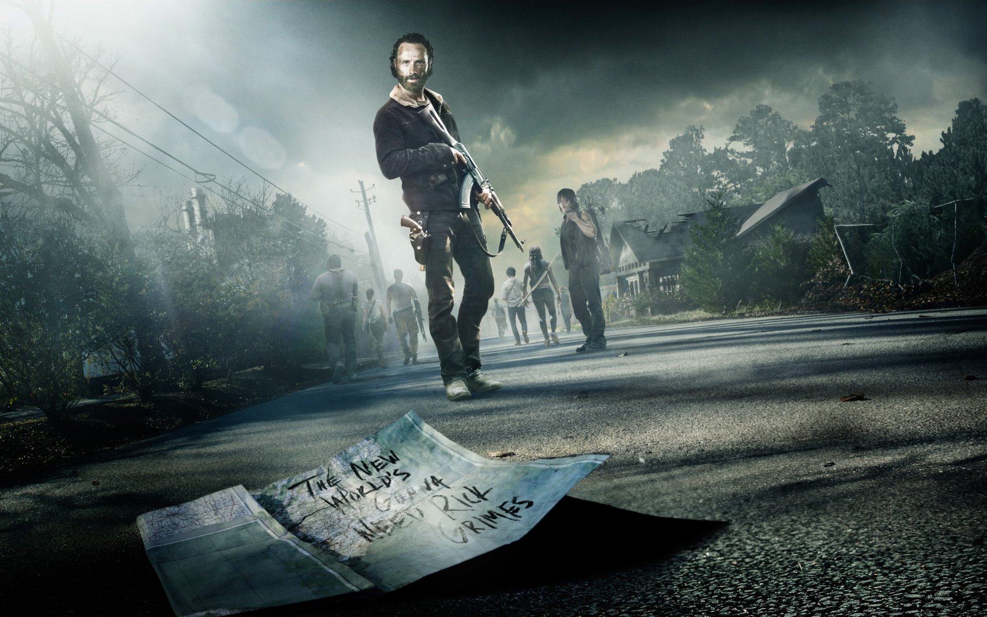 i morti che camminano andrew lincoln carl grimes lauren cohan steven yeun norman reedus michael cudlitz melissa suzanne mcbride chad coleman christian serratos alanna masterson danai gurira 2015