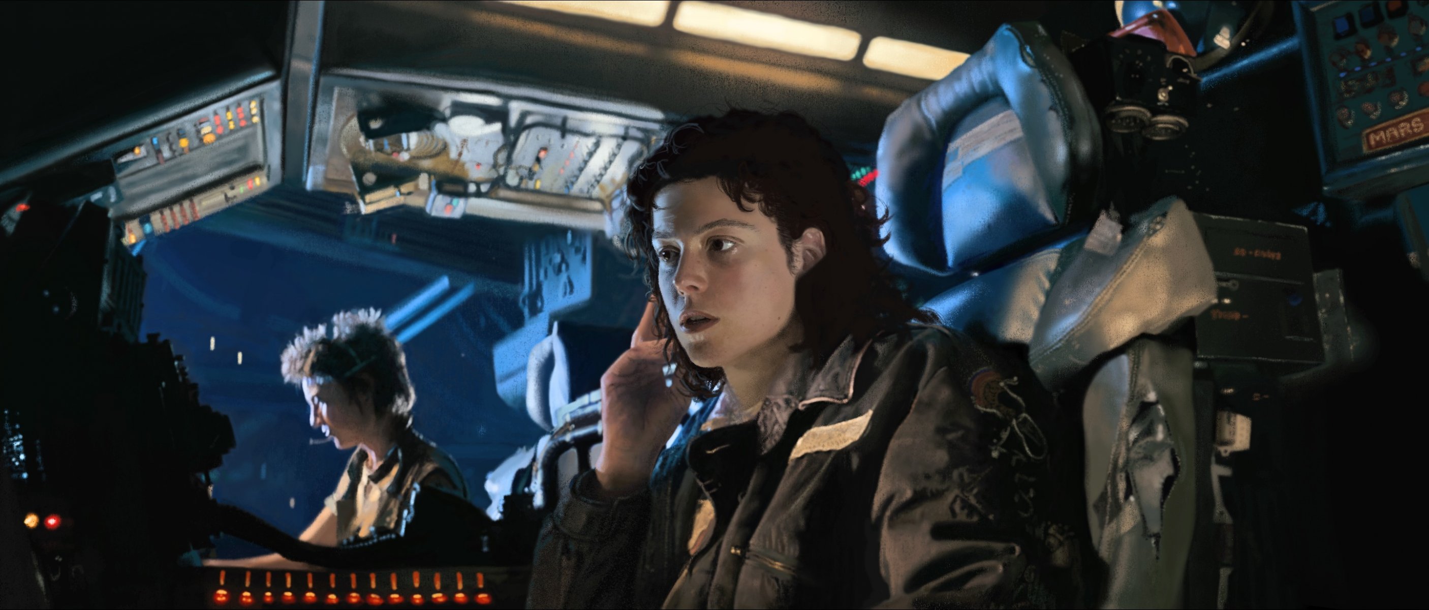 alien spacecraft ellen ripley uscss nostromo nostromo sigourney weaver joan lambert veronica cartwright stranger