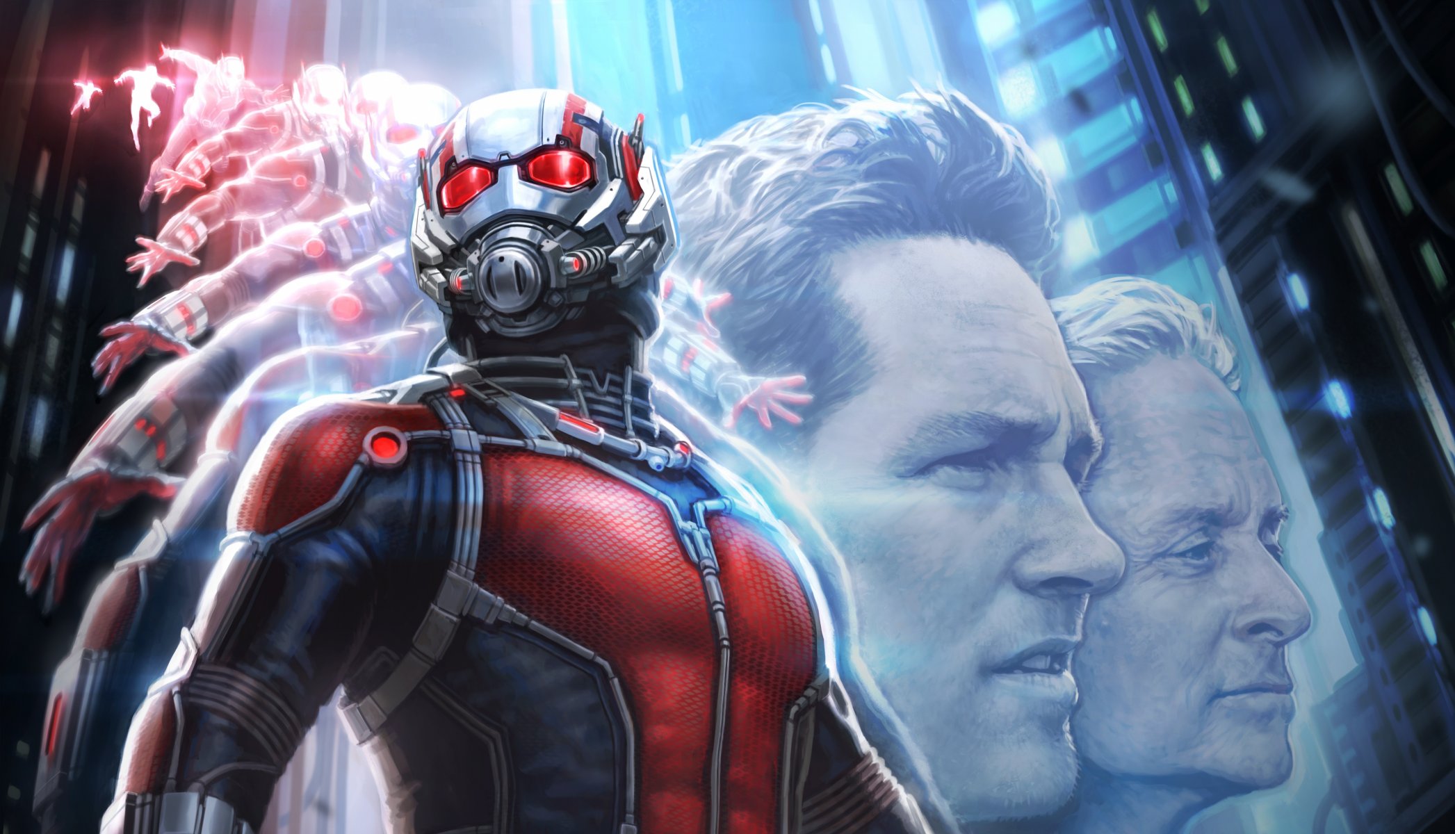 ant-man paul rudd michael douglas marvel plakat koncepcyjny marvel