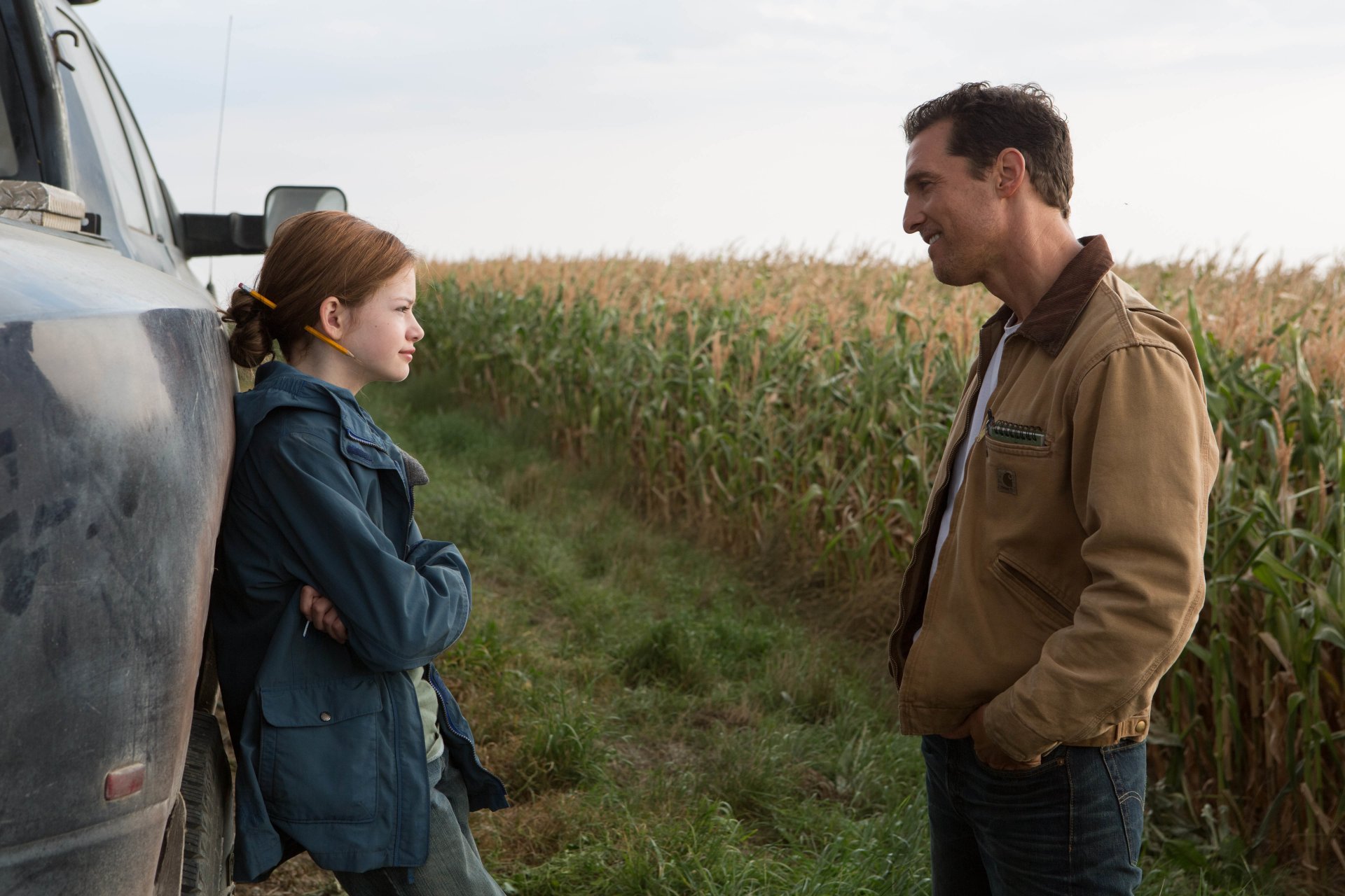 interstellare film film matthew mcconaughey 2014 anno mackenzie foy murph foto leggendarie paramount pictures warner brothers pictures avventura fantascienza tavole formule rosso capelli verde occhi donna ragazza labbra hd sfondi