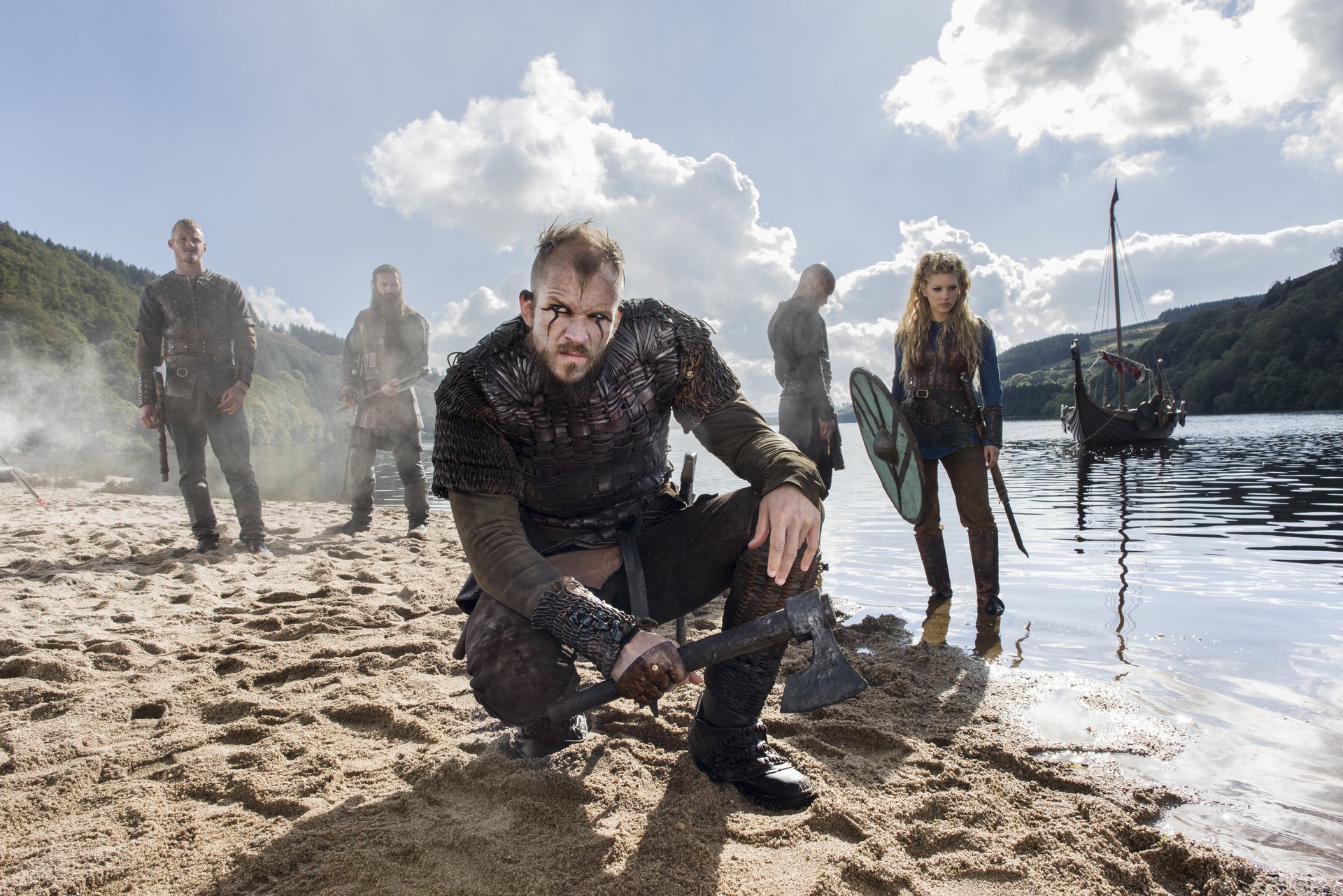 vikings ragnar lodbrok tv series travis fimmel katheryn winnick fjord character