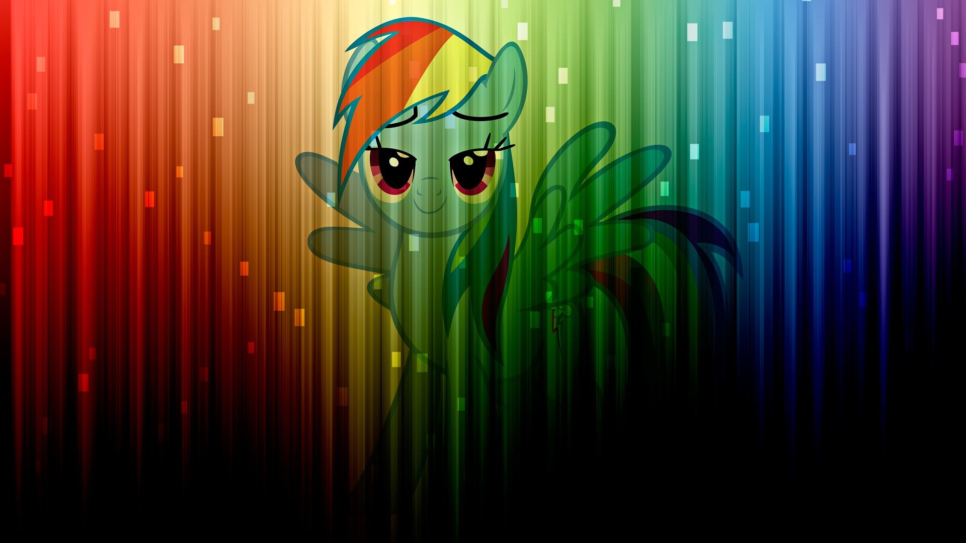 mein kleines pony pony mlp regenbogen strich rainbow farbe farben wand