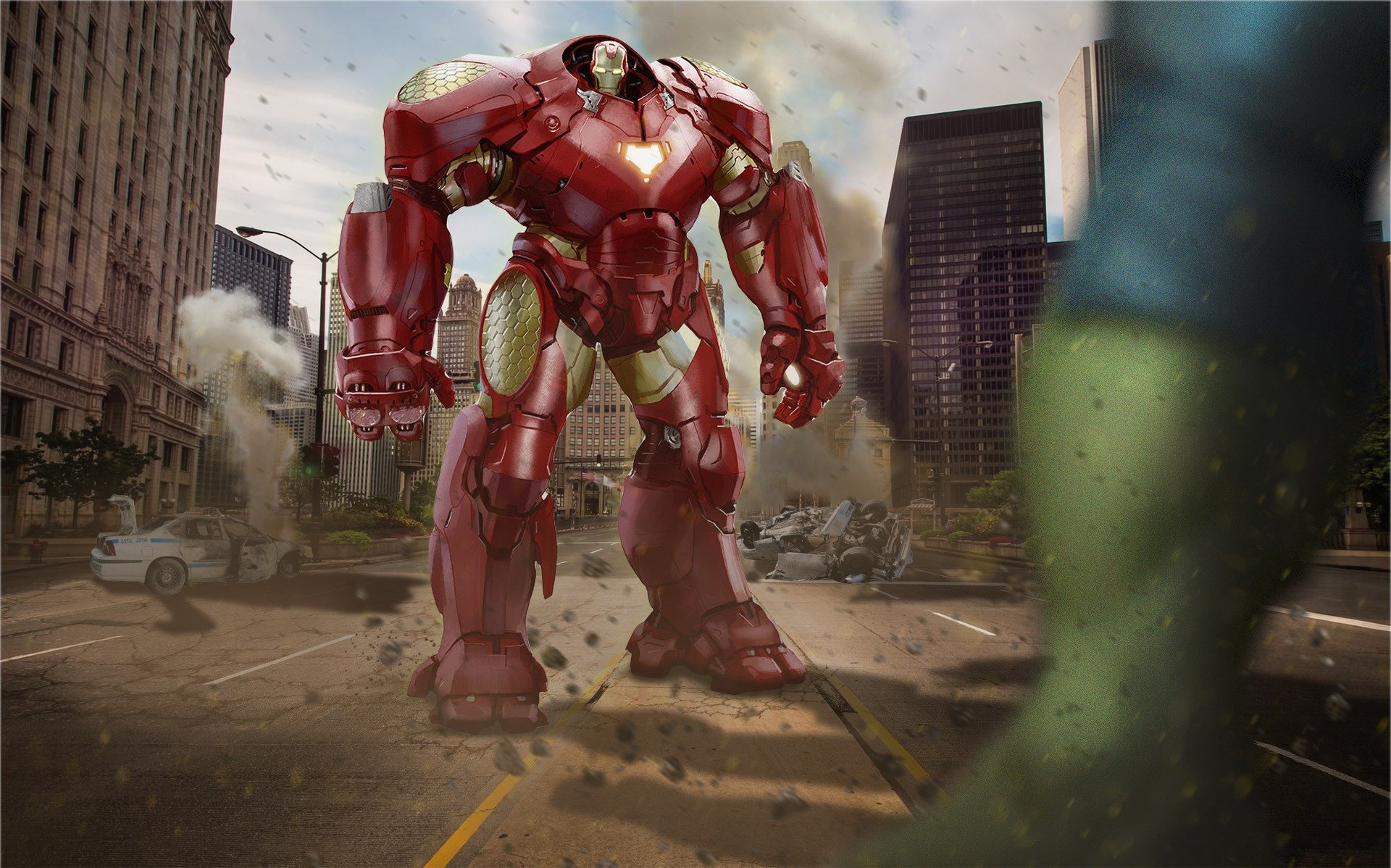 vendicatori uomo di ferro armatura hulk arte avengers: age of ultron hulkbuster