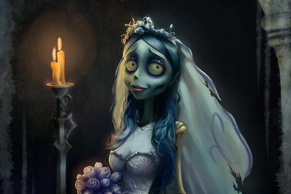 Beautiful bride from the corpse of the bride