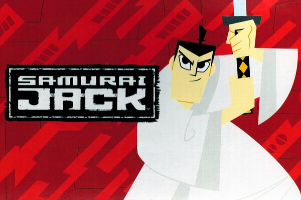 Samurai Jack, Japaner im Kimono mit Katana